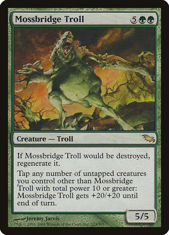 Mossbridge Troll [Shadowmoor] | Anubis Games and Hobby