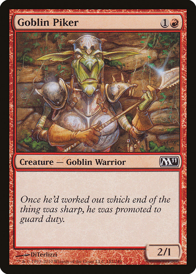 Goblin Piker [Magic 2011] | Anubis Games and Hobby