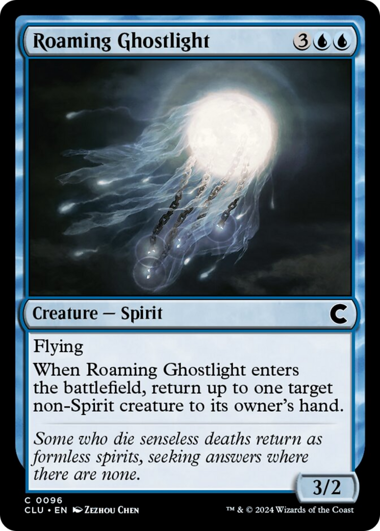 Roaming Ghostlight [Ravnica: Clue Edition] | Anubis Games and Hobby
