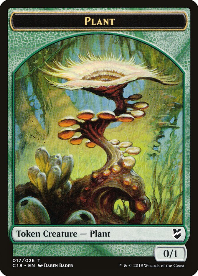 Plant Token [Commander 2018 Tokens] | Anubis Games and Hobby