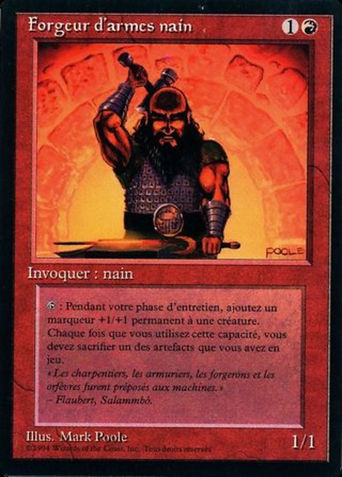 Dwarven Weaponsmith [Foreign Black Border] | Anubis Games and Hobby