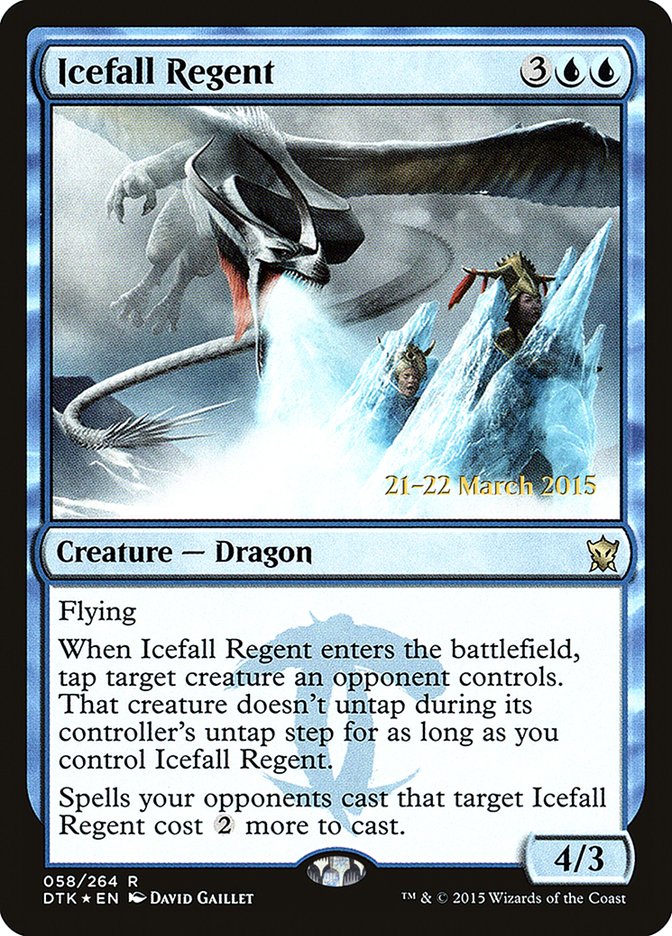 Icefall Regent [Dragons of Tarkir Prerelease Promos] | Anubis Games and Hobby