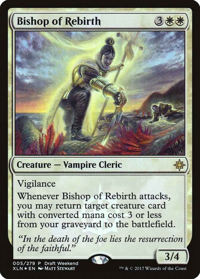 Bishop of Rebirth (Draft Weekend) [Ixalan Promos] | Anubis Games and Hobby