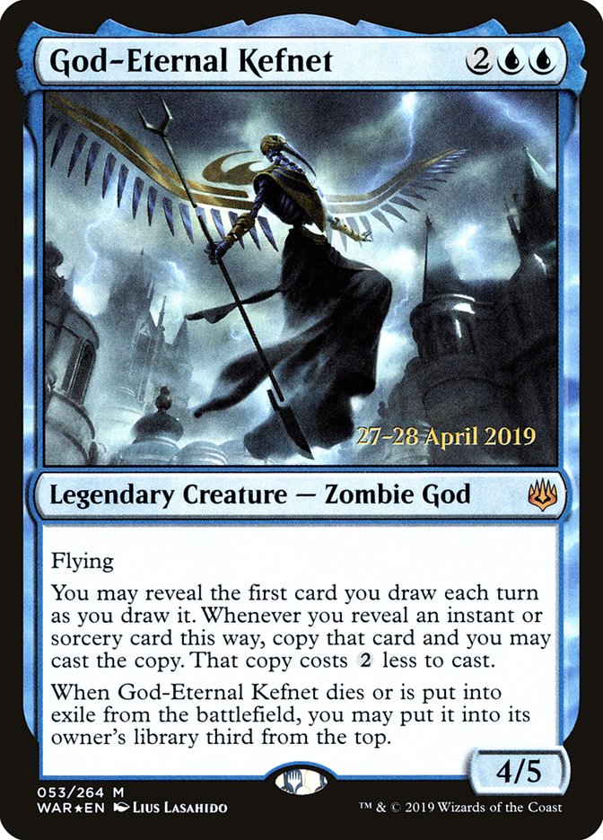 God-Eternal Kefnet [War of the Spark Prerelease Promos] | Anubis Games and Hobby