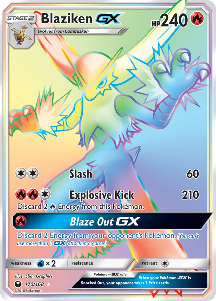 Blaziken GX (170/168) [Sun & Moon: Celestial Storm] | Anubis Games and Hobby