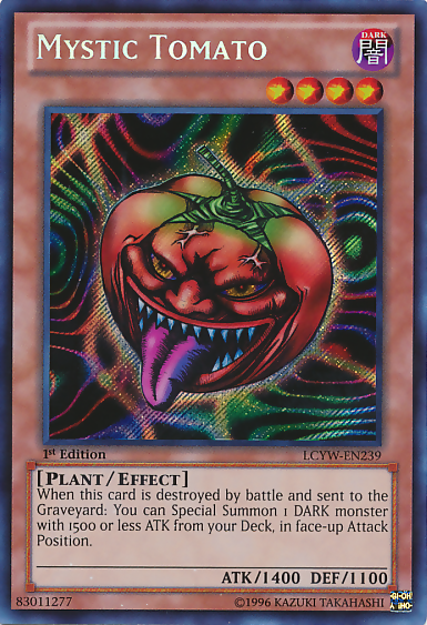 Mystic Tomato [LCYW-EN239] Secret Rare | Anubis Games and Hobby