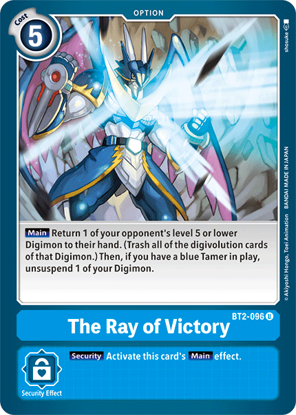 The Ray of Victory [BT2-096] [Release Special Booster Ver.1.5] | Anubis Games and Hobby