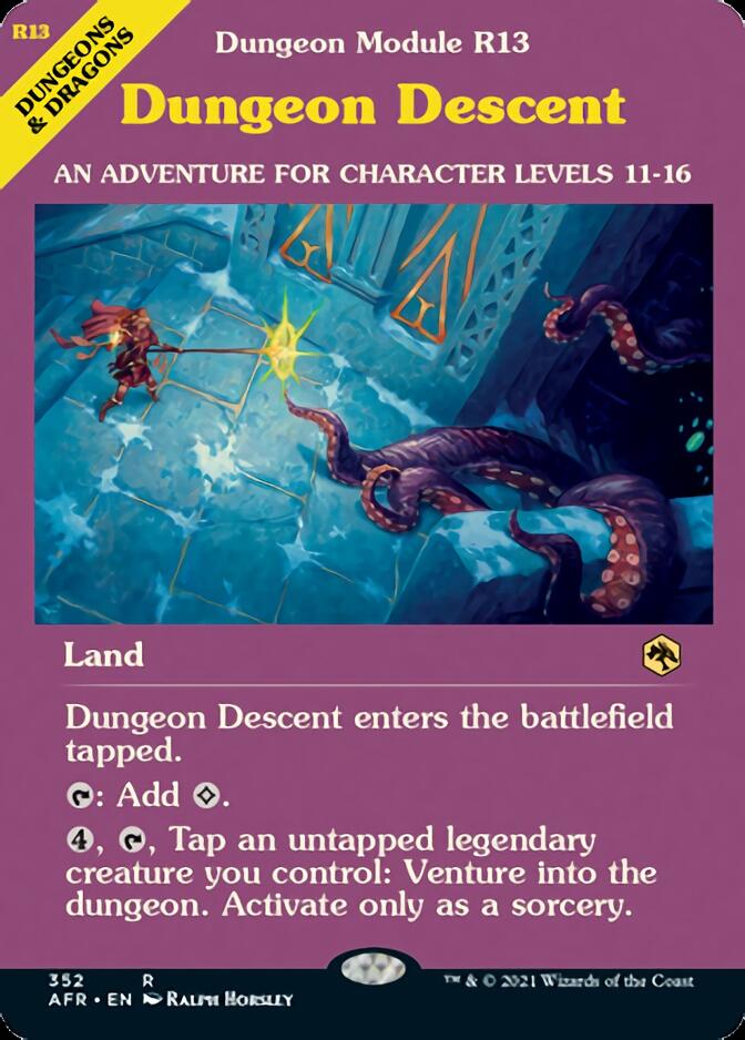 Dungeon Descent (Dungeon Module) [Dungeons & Dragons: Adventures in the Forgotten Realms] | Anubis Games and Hobby