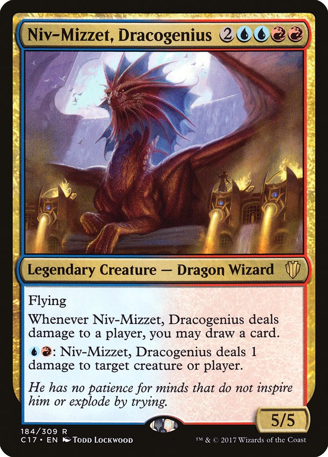 Niv-Mizzet, Dracogenius [Commander 2017] | Anubis Games and Hobby