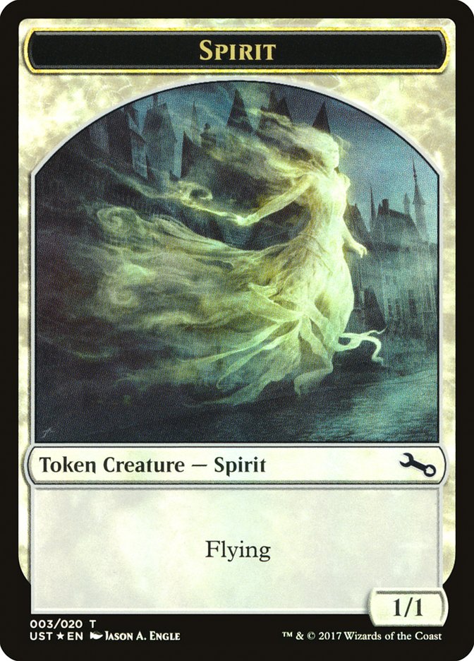 Spirit (003) // Spirit Double-Sided Token [Unstable Tokens] | Anubis Games and Hobby