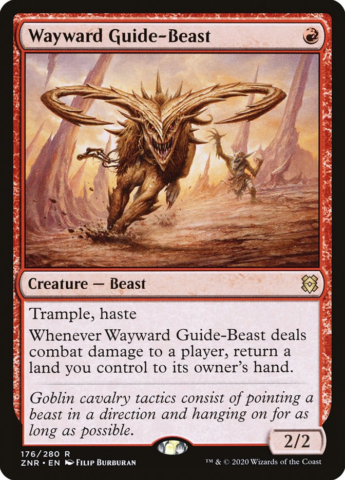 Wayward Guide-Beast [Zendikar Rising] | Anubis Games and Hobby