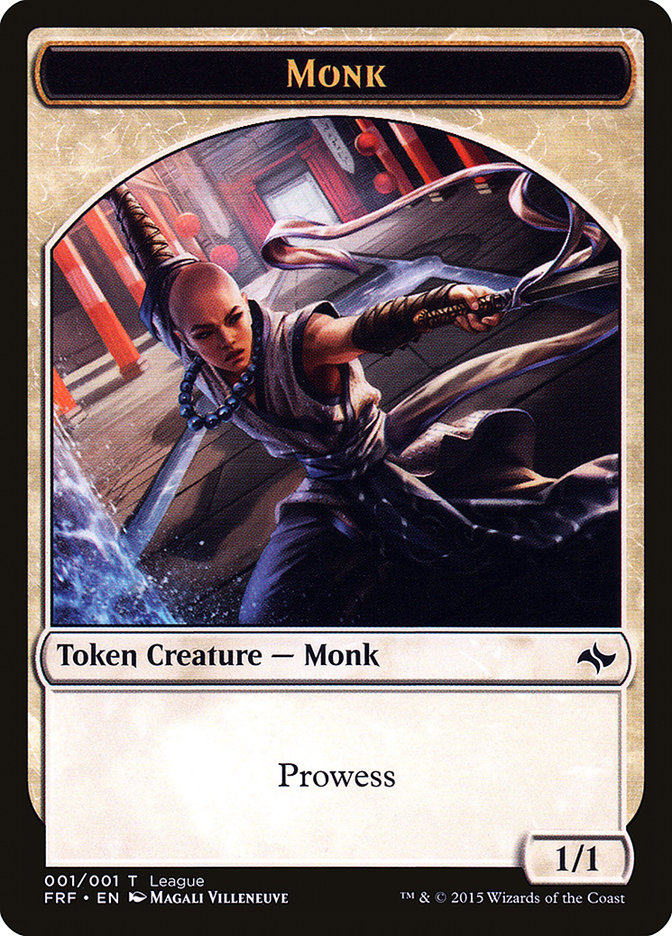 Monk Token [League Tokens 2015] | Anubis Games and Hobby