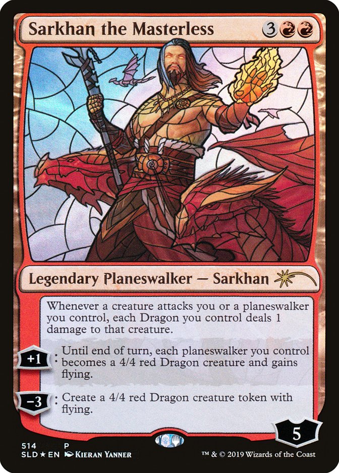 Sarkhan the Masterless (Stained Glass) [Secret Lair Drop Promos] | Anubis Games and Hobby