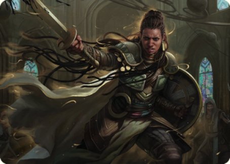 Shanna, Purifying Blade Art Card 1 [Dominaria United Art Series] | Anubis Games and Hobby