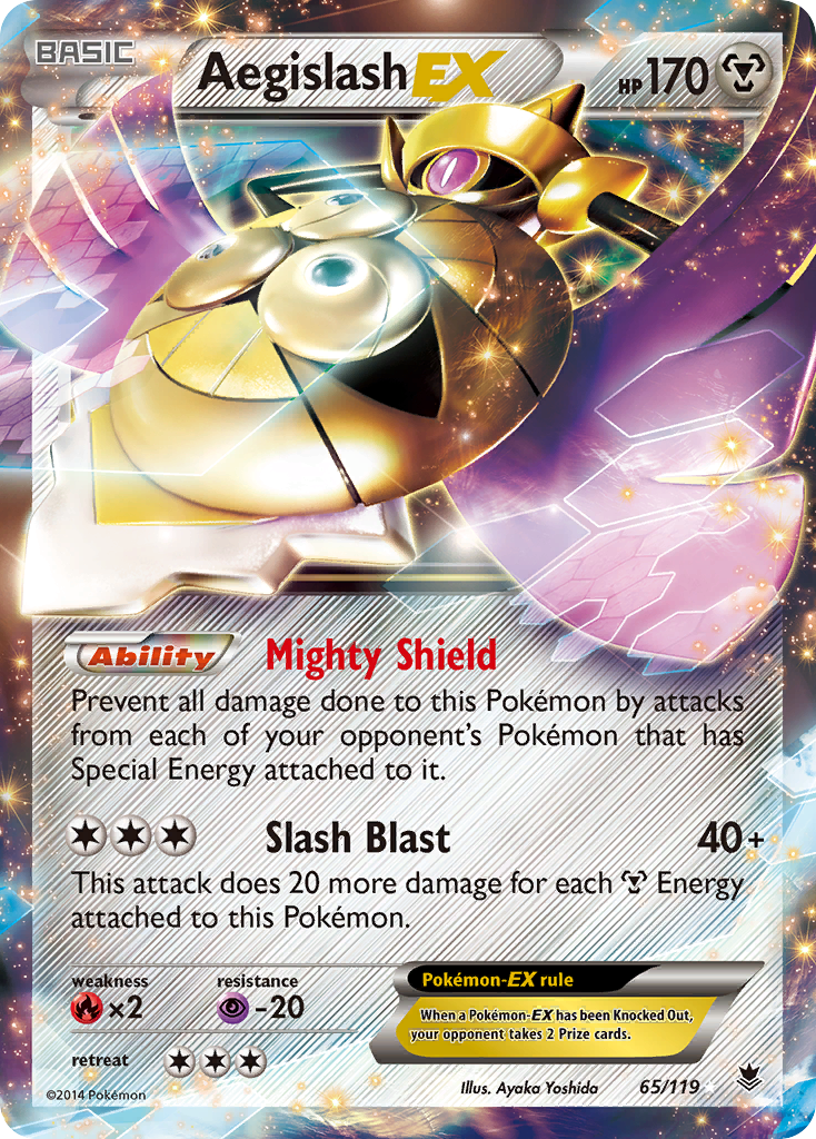 Aegislash EX (65/119) [XY: Phantom Forces] | Anubis Games and Hobby