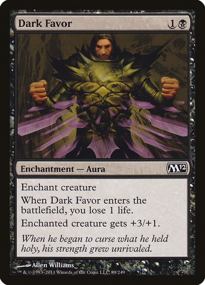 Dark Favor [Magic 2012] | Anubis Games and Hobby