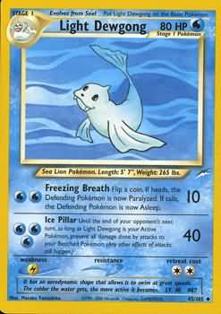 Light Dewgong (45/105) [Neo Destiny Unlimited] | Anubis Games and Hobby