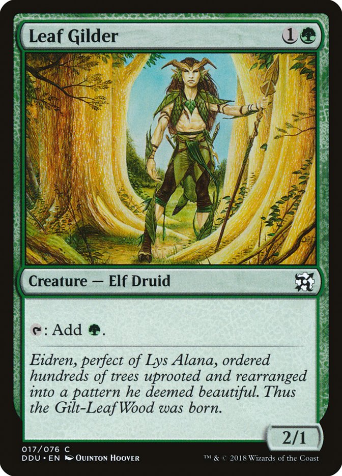 Leaf Gilder [Duel Decks: Elves vs. Inventors] | Anubis Games and Hobby