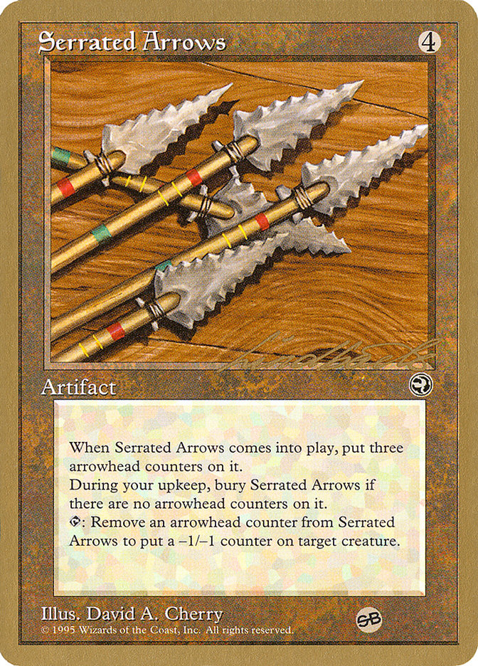 Serrated Arrows (Leon Lindback) (SB) [Pro Tour Collector Set] | Anubis Games and Hobby