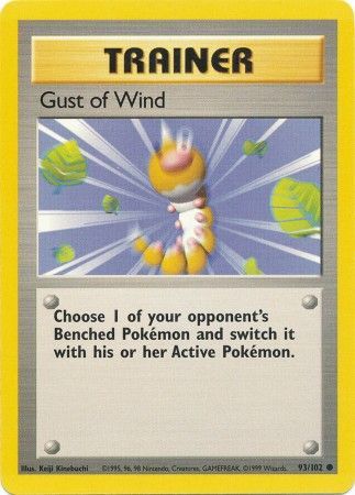 Gust of Wind (93/102) [Base Set Unlimited] | Anubis Games and Hobby