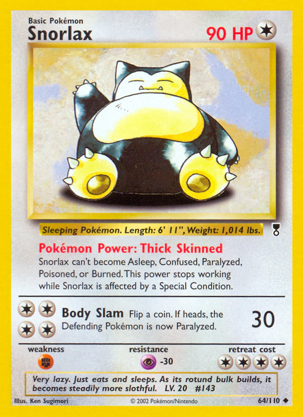 Snorlax (64/110) [Legendary Collection] | Anubis Games and Hobby