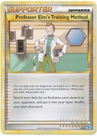 Professor Elm's Training Method (25/30) [HeartGold & SoulSilver: Trainer Kit - Gyarados] | Anubis Games and Hobby