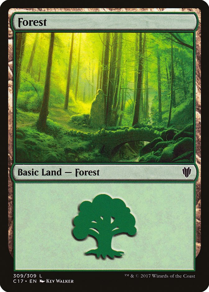 Forest (309) [Commander 2017] | Anubis Games and Hobby