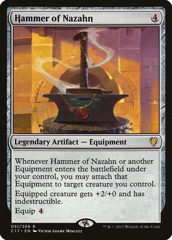 Hammer of Nazahn [Commander 2017] | Anubis Games and Hobby