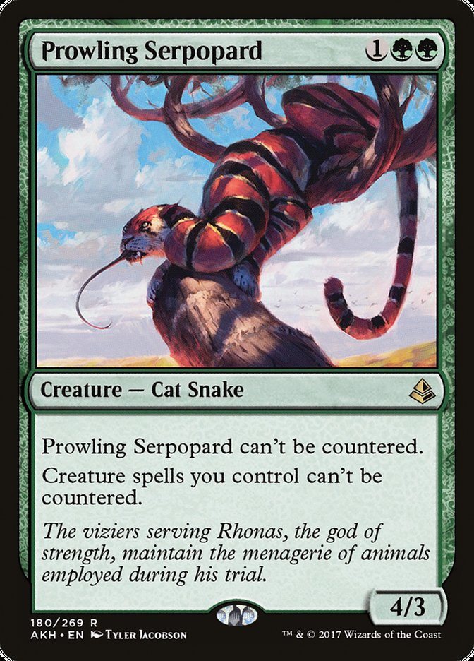 Prowling Serpopard [Amonkhet] | Anubis Games and Hobby