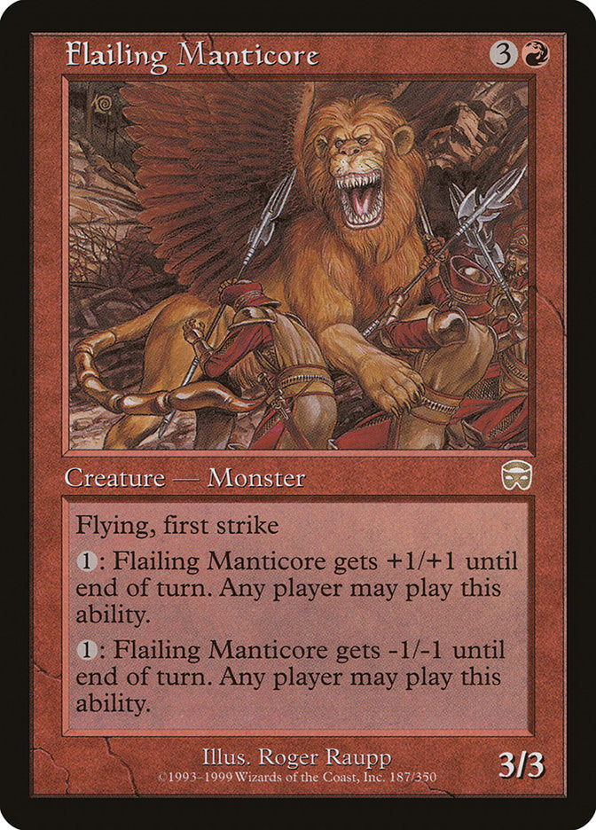 Flailing Manticore [Mercadian Masques] | Anubis Games and Hobby