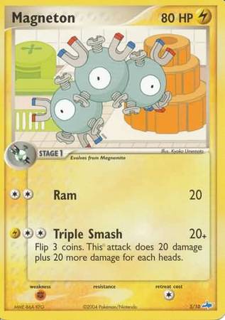 Magneton (5/10) [EX: Trainer Kit - Latios] | Anubis Games and Hobby