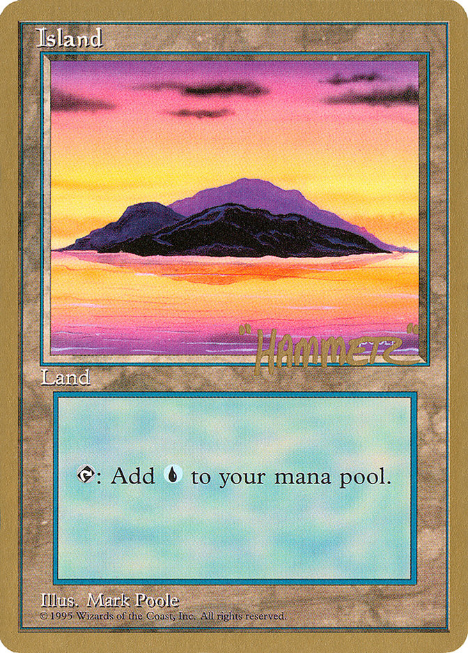 Island (shr368) (Shawn "Hammer" Regnier) [Pro Tour Collector Set] | Anubis Games and Hobby