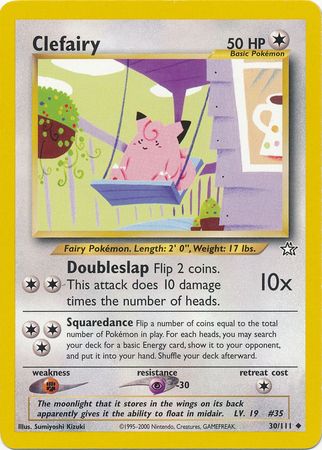 Clefairy (30/111) [Neo Genesis Unlimited] | Anubis Games and Hobby