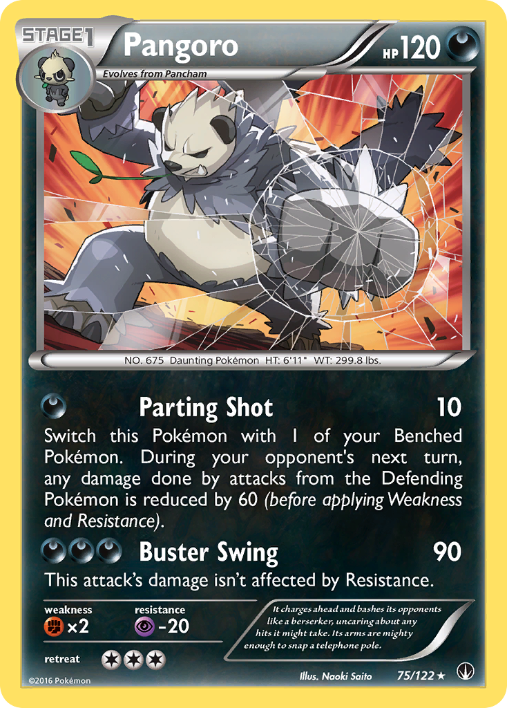 Pangoro (75/122) [XY: BREAKpoint] | Anubis Games and Hobby