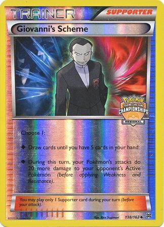 Giovanni's Scheme (138/162) (Championship Promo) [XY: BREAKthrough] | Anubis Games and Hobby