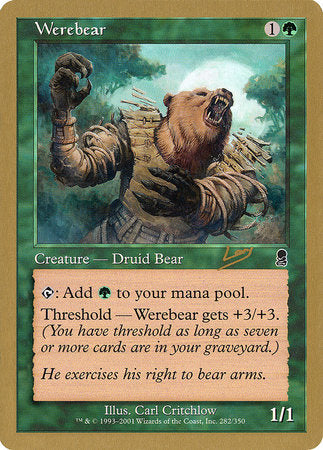 Werebear - 2002 Raphael Levy (ODY) [World Championship Decks 2002] | Anubis Games and Hobby