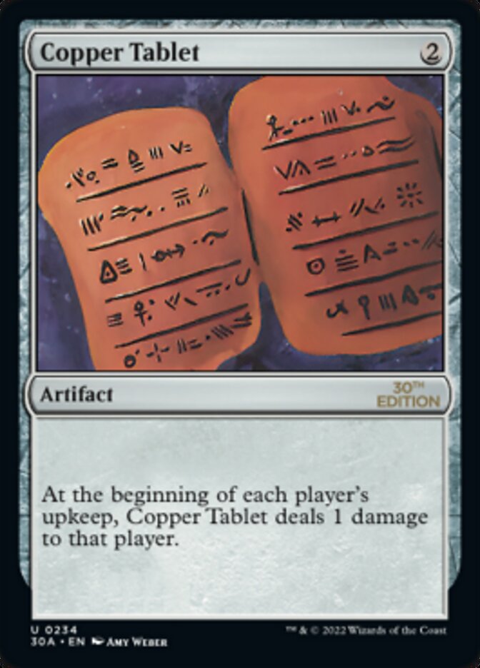 Copper Tablet [30th Anniversary Edition] | Anubis Games and Hobby