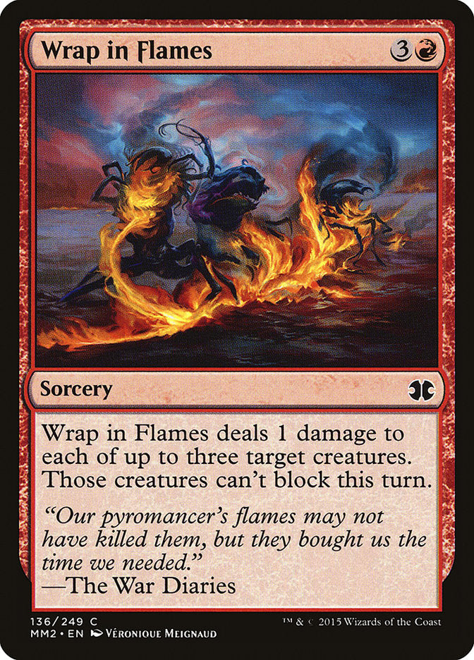 Wrap in Flames [Modern Masters 2015] | Anubis Games and Hobby