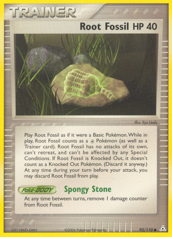 Root Fossil (93/110) [EX: Holon Phantoms] | Anubis Games and Hobby