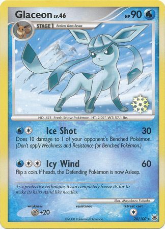 Glaceon (20/100) [Countdown Calendar Promos] | Anubis Games and Hobby