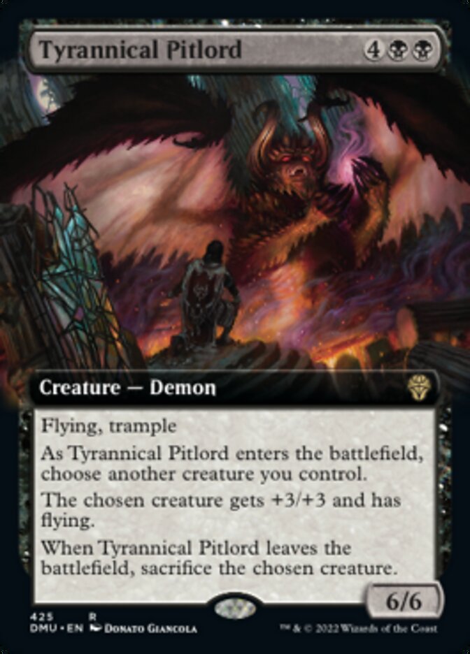 Tyrannical Pitlord (Extended Art) [Dominaria United] | Anubis Games and Hobby