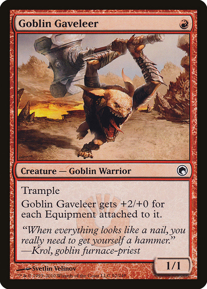 Goblin Gaveleer [Scars of Mirrodin] | Anubis Games and Hobby