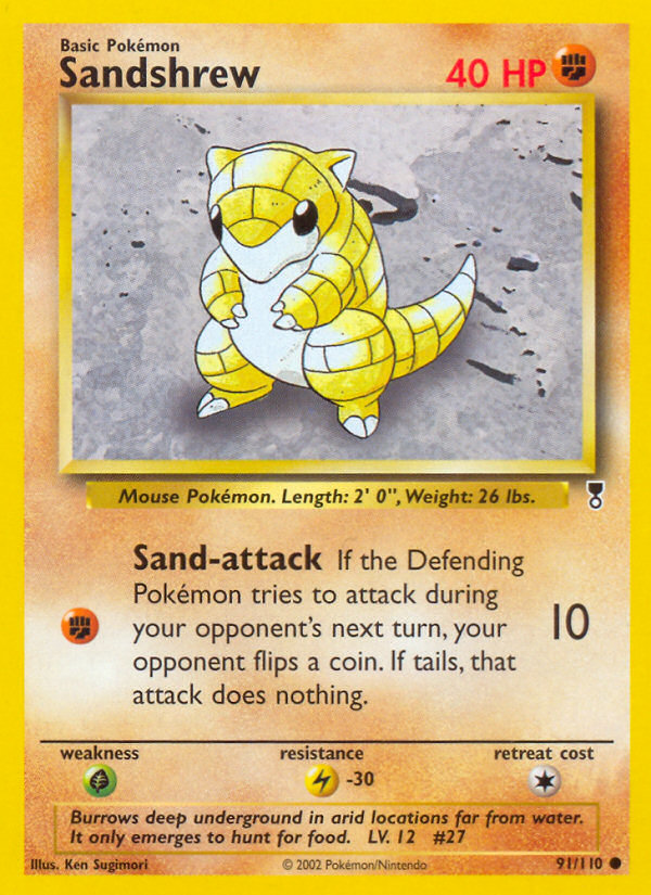 Sandshrew (91/110) [Legendary Collection] | Anubis Games and Hobby