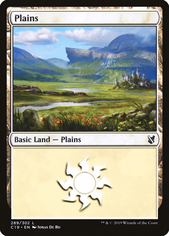 Plains (289) [Commander 2019] | Anubis Games and Hobby