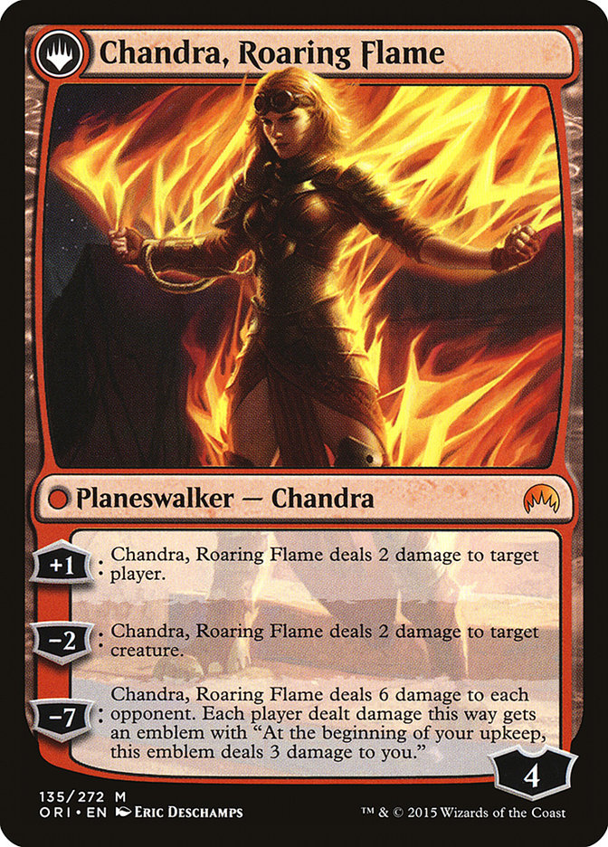 Chandra, Fire of Kaladesh // Chandra, Roaring Flame [Magic Origins] | Anubis Games and Hobby