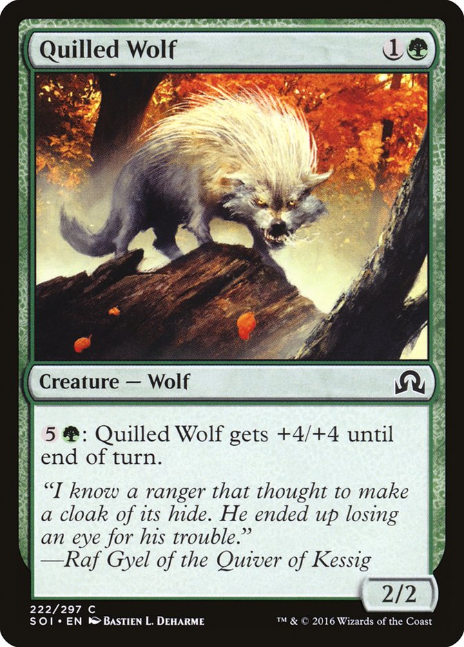 Quilled Wolf [Shadows over Innistrad] | Anubis Games and Hobby