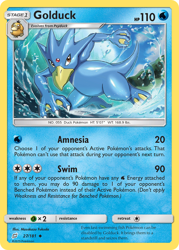 Golduck (27/181) [Sun & Moon: Team Up] | Anubis Games and Hobby