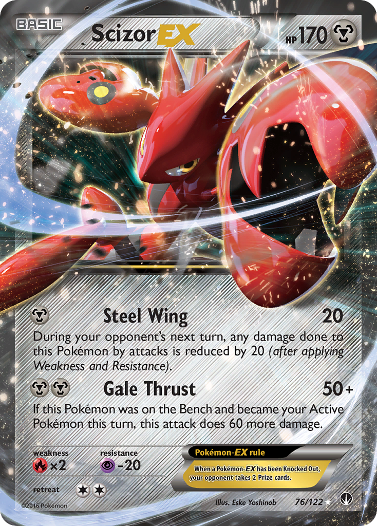 Scizor EX (76/122) [XY: BREAKpoint] | Anubis Games and Hobby