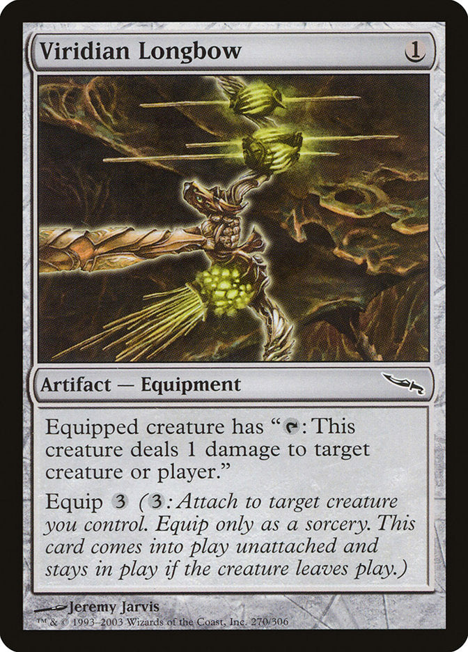 Viridian Longbow [Mirrodin] | Anubis Games and Hobby