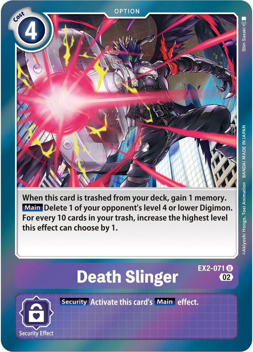 Death Slinger [EX2-071] (Alternate Art) [Starter Deck: Beelzemon Advanced Deck Set] | Anubis Games and Hobby